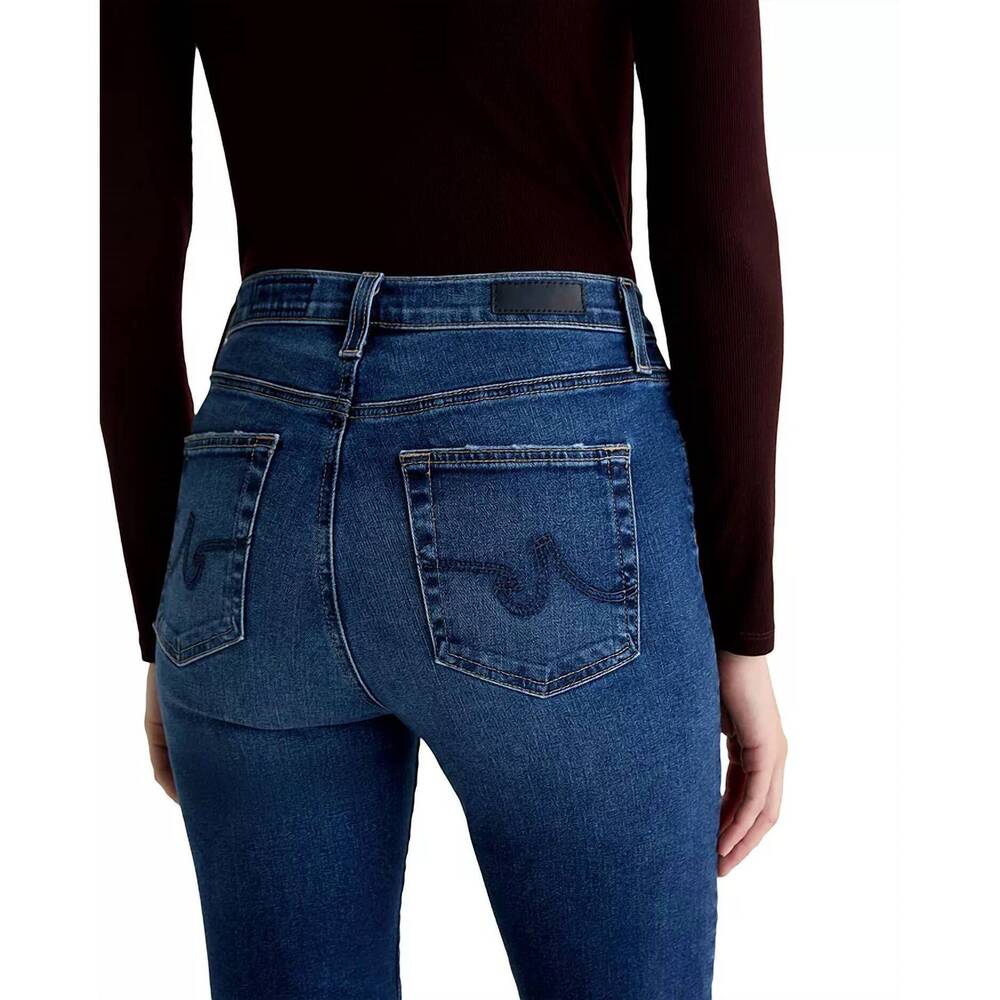 AG Adriano Goldschmied Blue Flare Jeans - Picture 6 of 7